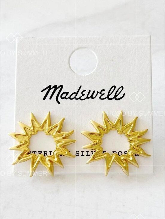 Madewell Jewelry - Madewell Sunburst Stud Earrings